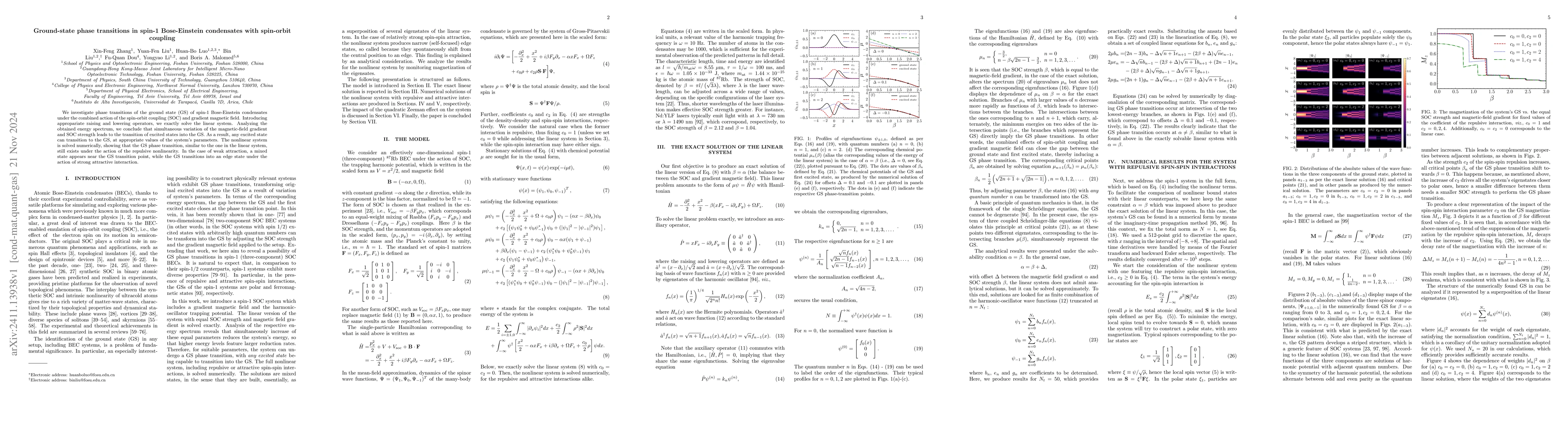 Thumbnail for Ground-state phase transitions in spin-1 Bose-Einstein condensates with
  spin-orbit coupling