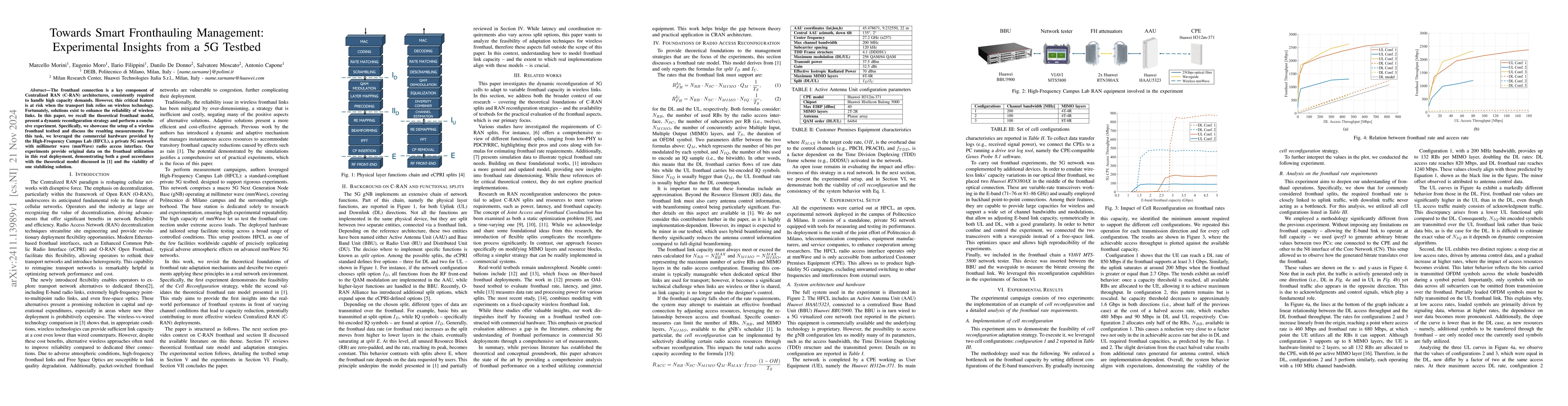Thumbnail for Towards Smart Fronthauling Management: Experimental Insights from a 5G
  Testbed