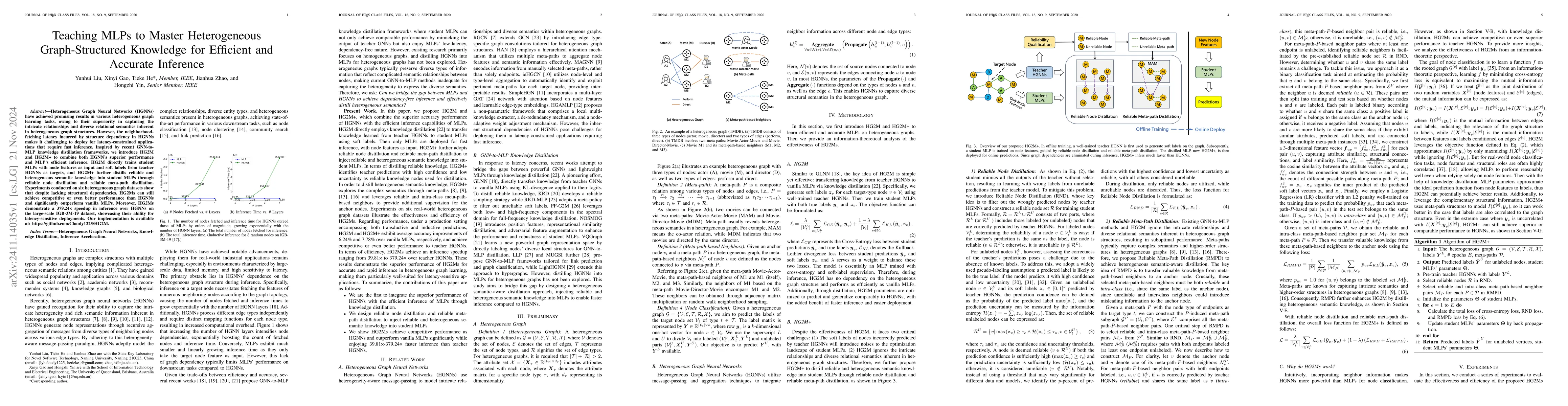 Thumbnail for Teaching MLPs to Master Heterogeneous Graph-Structured Knowledge for
  Efficient and Accurate Inference
