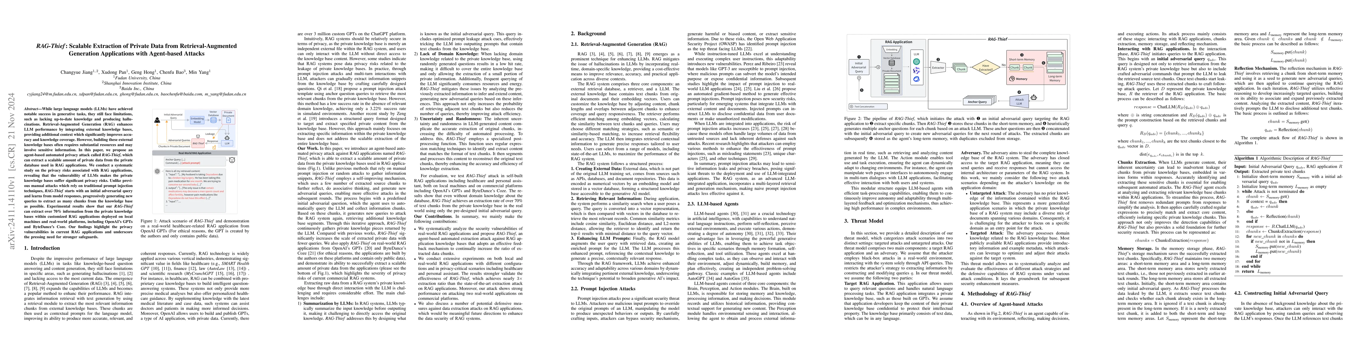Thumbnail for RAG-Thief: Scalable Extraction of Private Data from Retrieval-Augmented
  Generation Applications with Agent-based Attacks