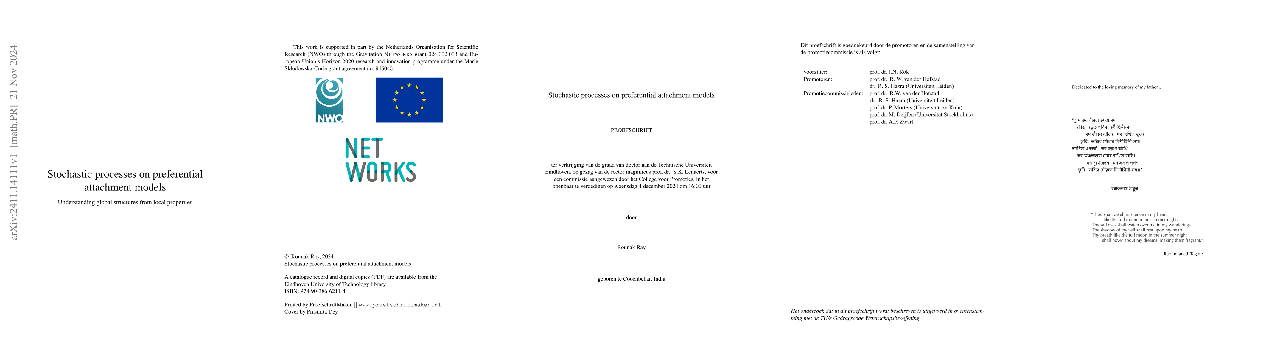 Thumbnail for Stochastic processes on preferential attachment models