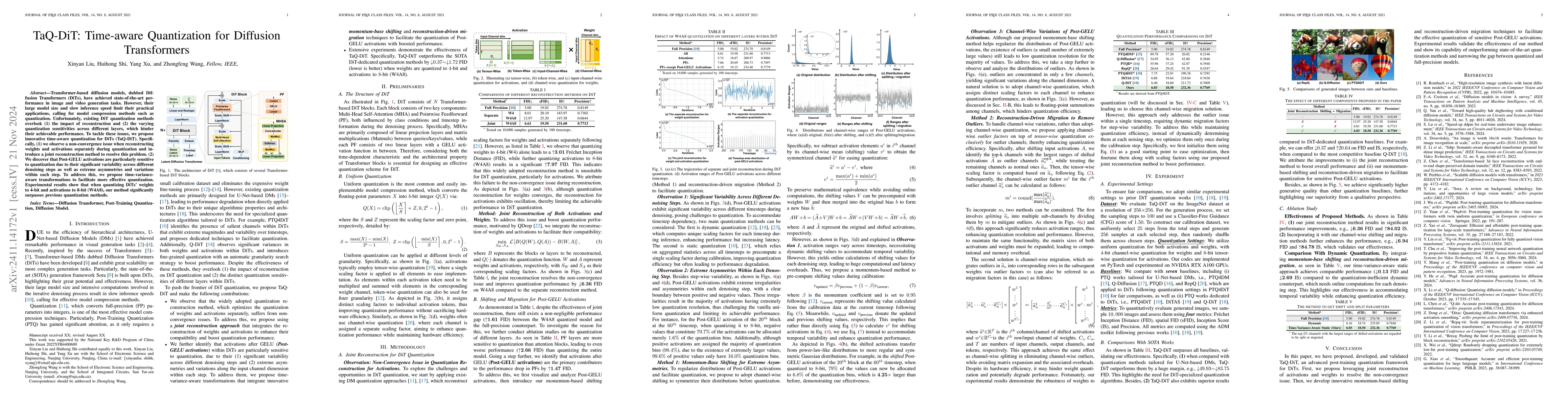 Thumbnail for TaQ-DiT: Time-aware Quantization for Diffusion Transformers