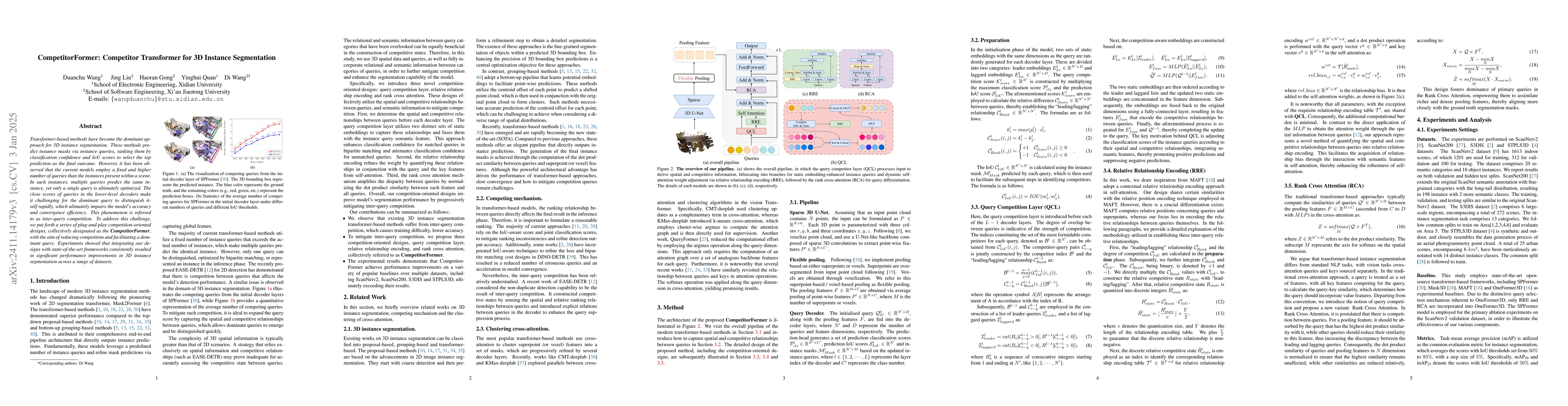 Thumbnail for CompetitorFormer: Competitor Transformer for 3D Instance Segmentation