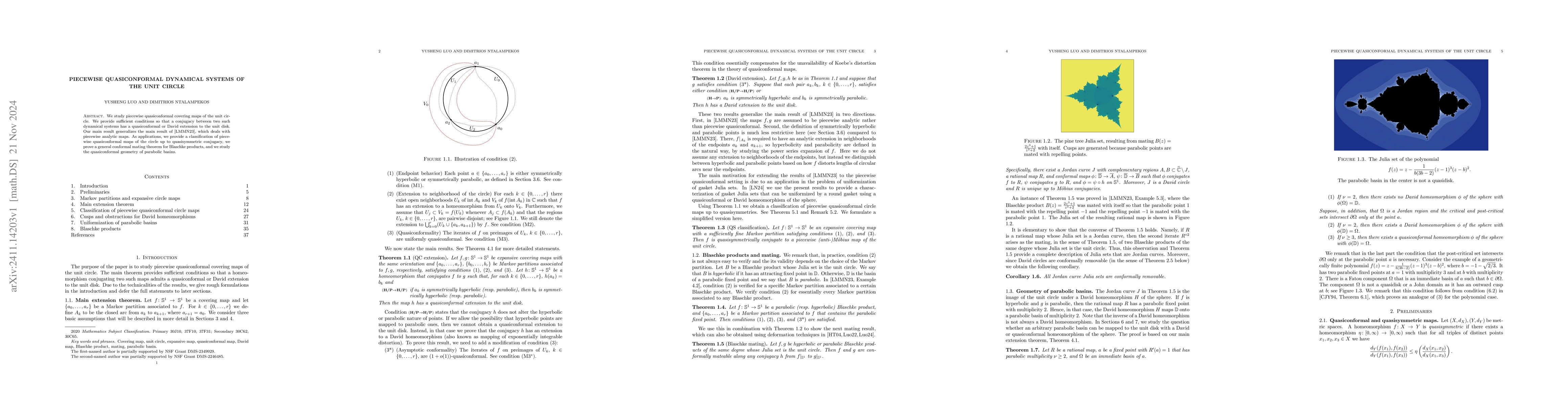 Thumbnail for Piecewise quasiconformal dynamical systems of the unit circle