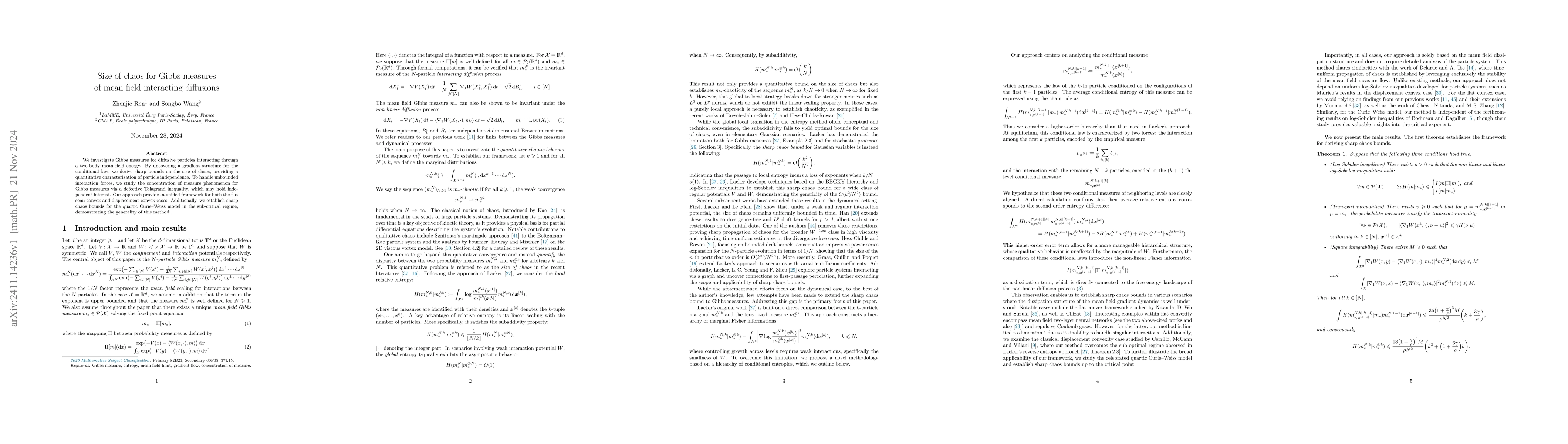 Thumbnail for Size of chaos for Gibbs measures of mean field interacting diffusions
