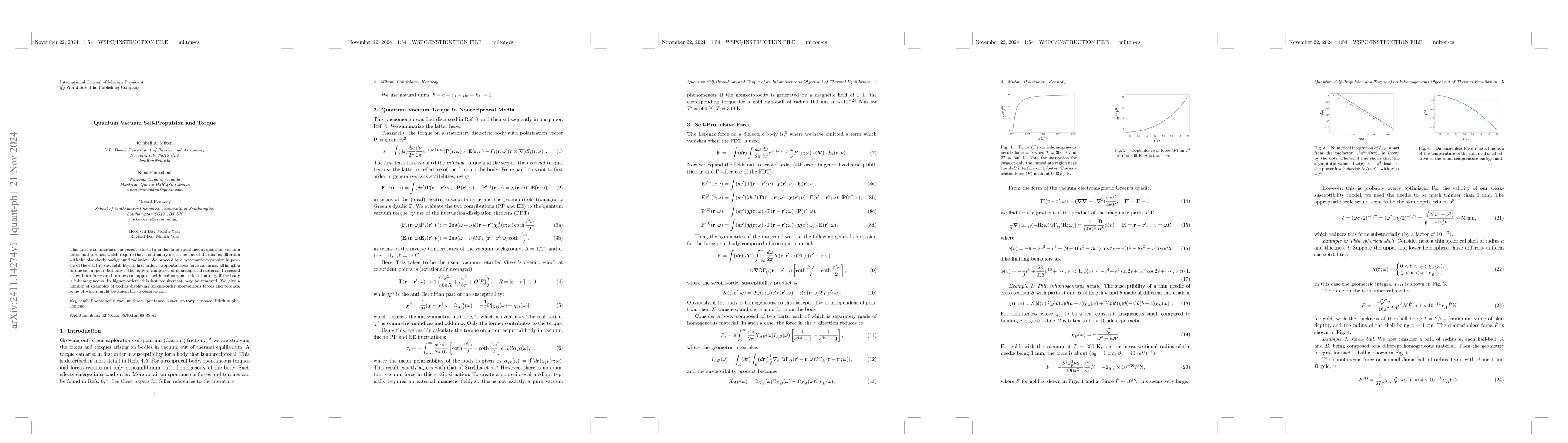 Thumbnail for Quantum Vacuum Self-Propulsion and Torque