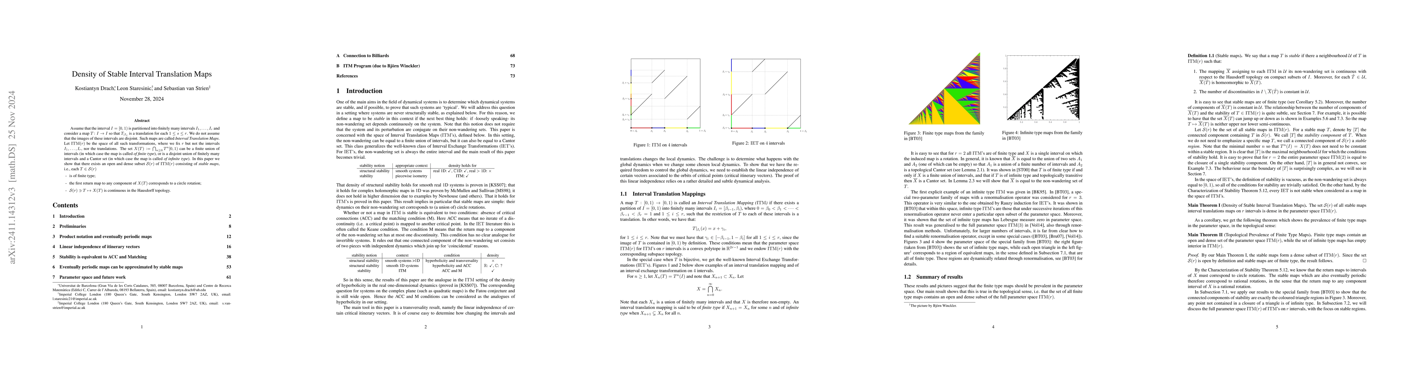 Thumbnail for Density of Stable Interval Translation Maps
