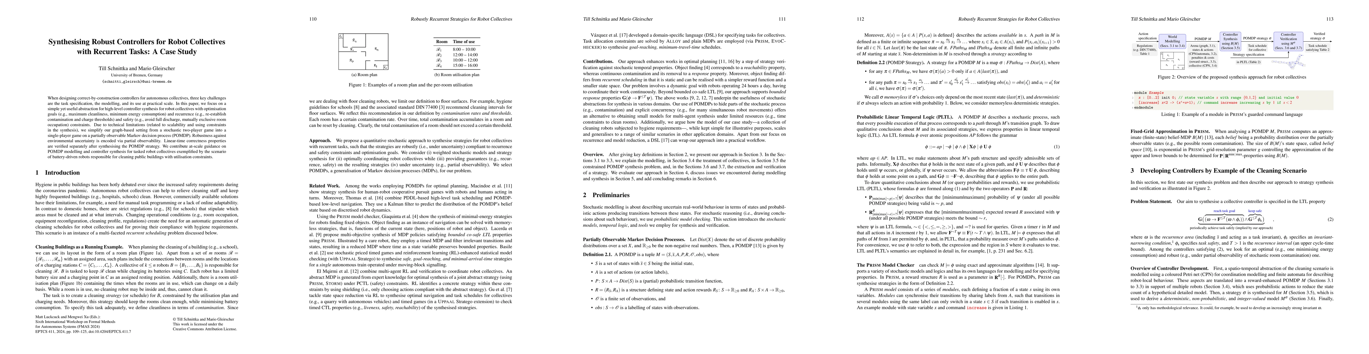 Thumbnail for Synthesising Robust Controllers for Robot Collectives with Recurrent
  Tasks: A Case Study