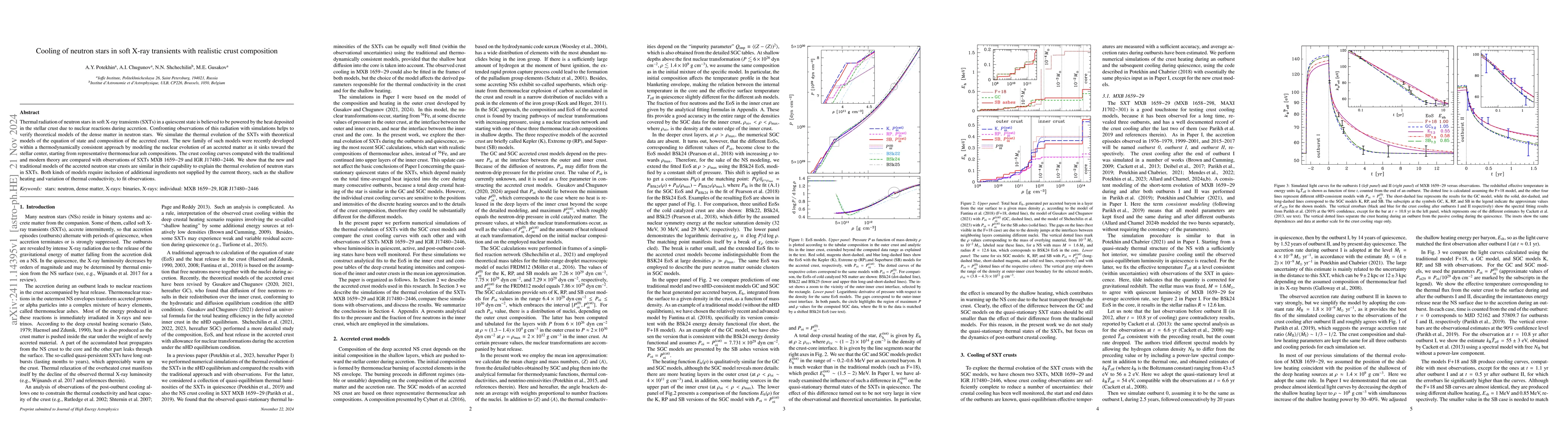 Thumbnail for Cooling of neutron stars in soft X-ray transients with realistic crust
  composition