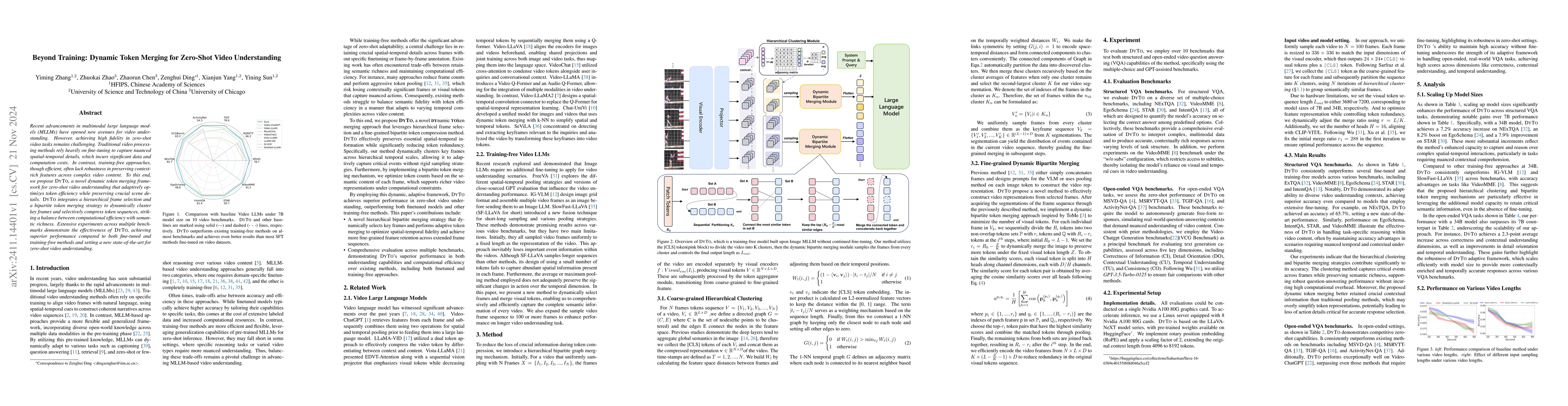 Thumbnail for Beyond Training: Dynamic Token Merging for Zero-Shot Video Understanding