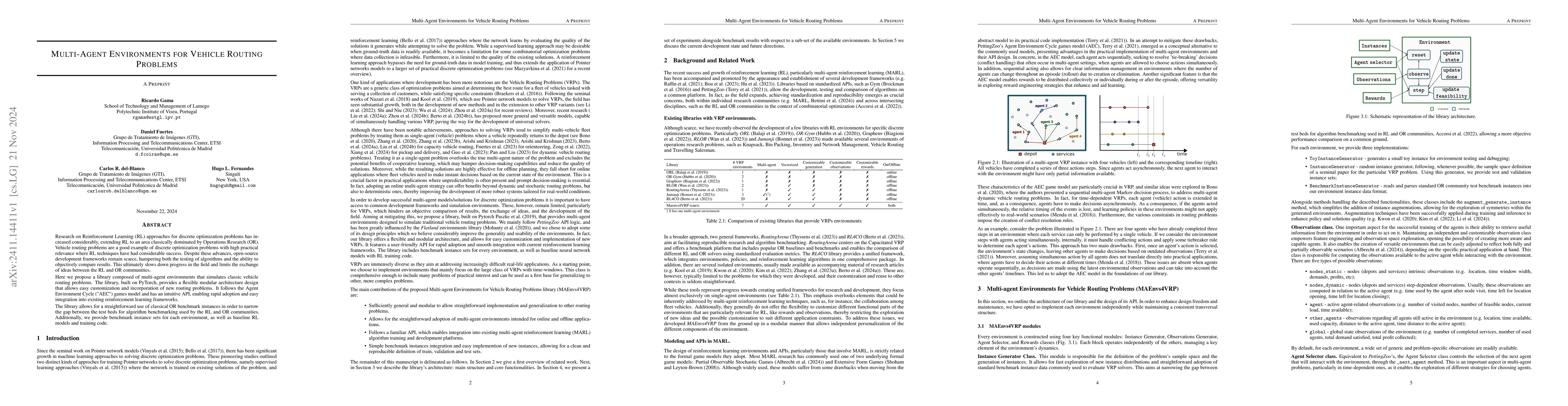 Thumbnail for Multi-Agent Environments for Vehicle Routing Problems