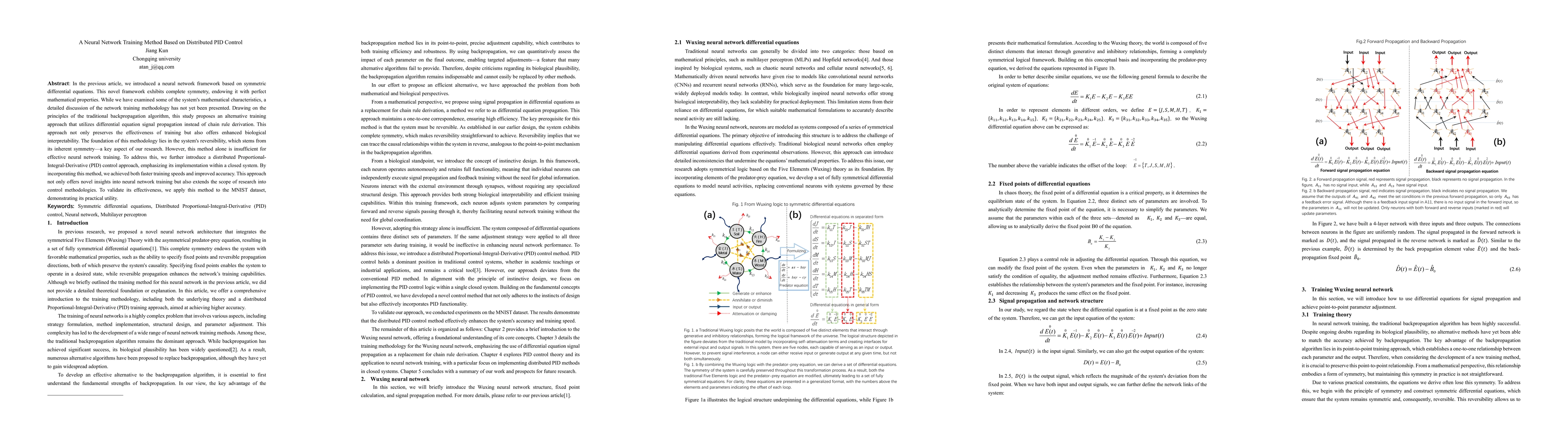 Thumbnail for A Neural Network Training Method Based on Distributed PID Control