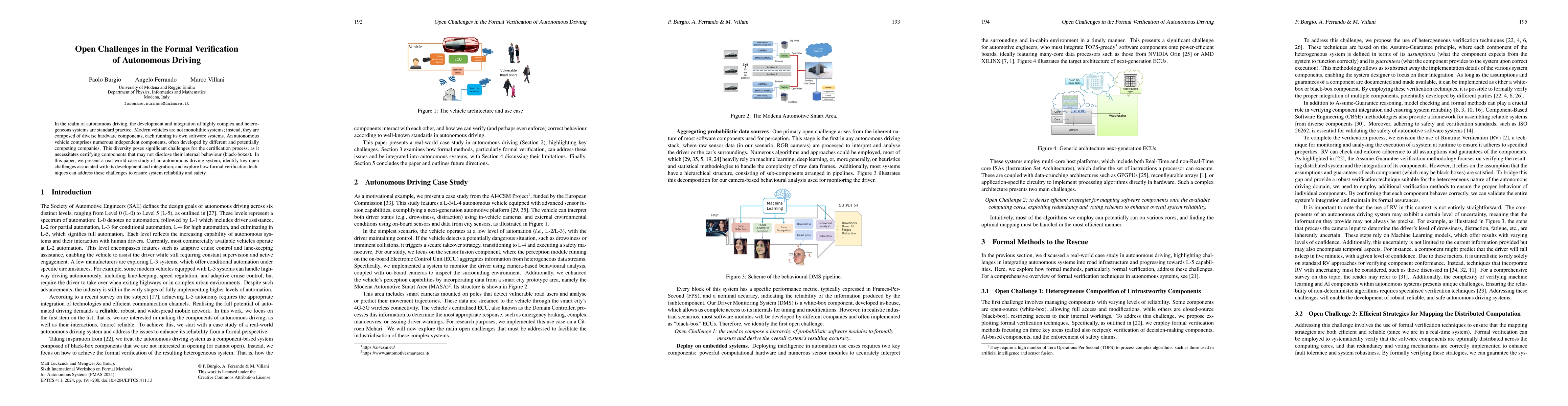 Thumbnail for Open Challenges in the Formal Verification of Autonomous Driving