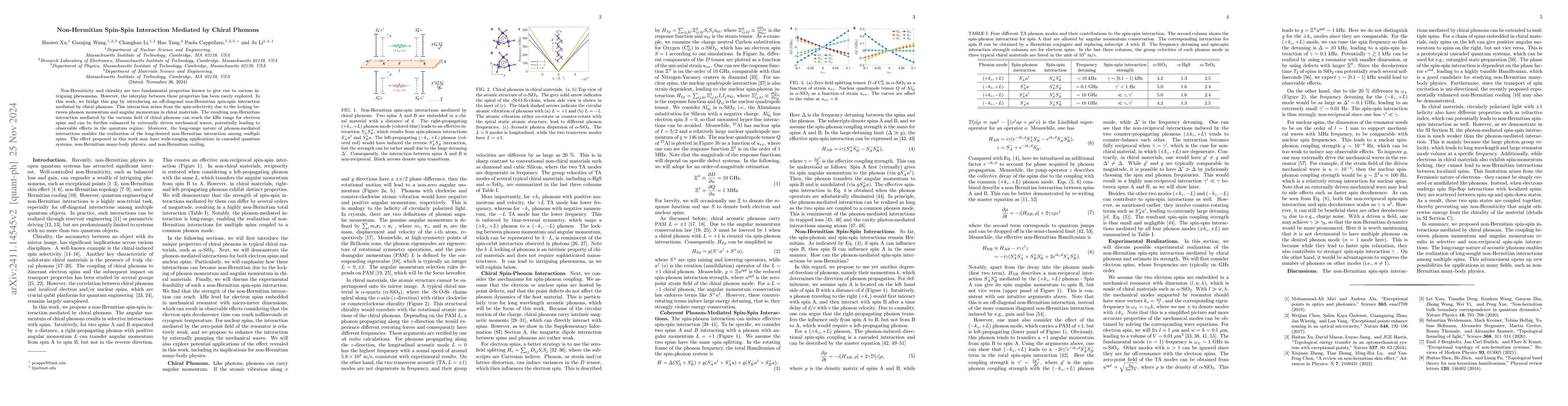 Thumbnail for Non-Hermitian Spin-Spin Interaction Mediated by Chiral Phonons