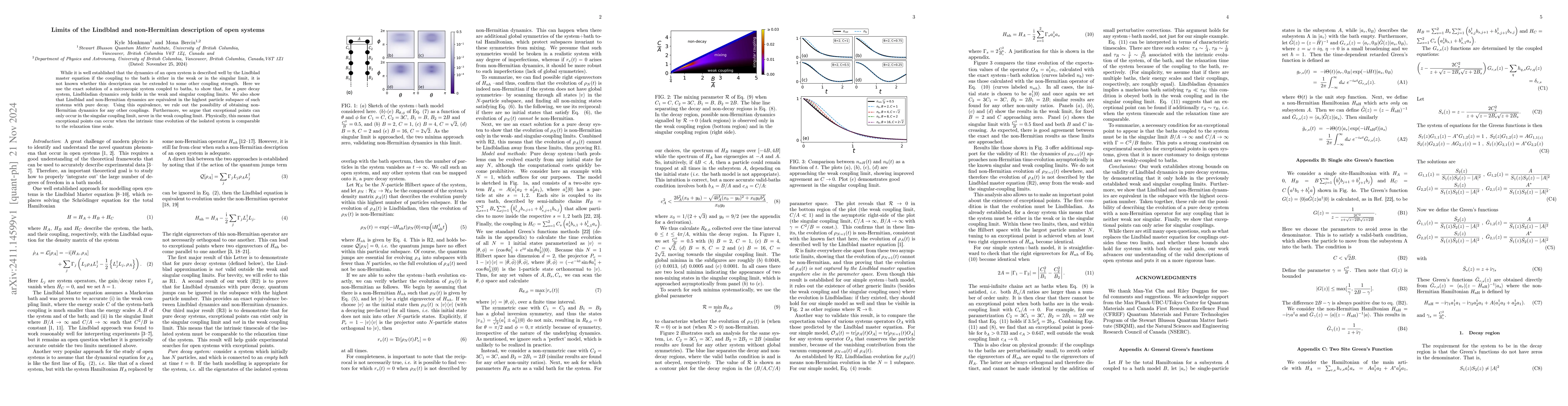 Thumbnail for Limits of the Lindblad and non-Hermitian description of open systems