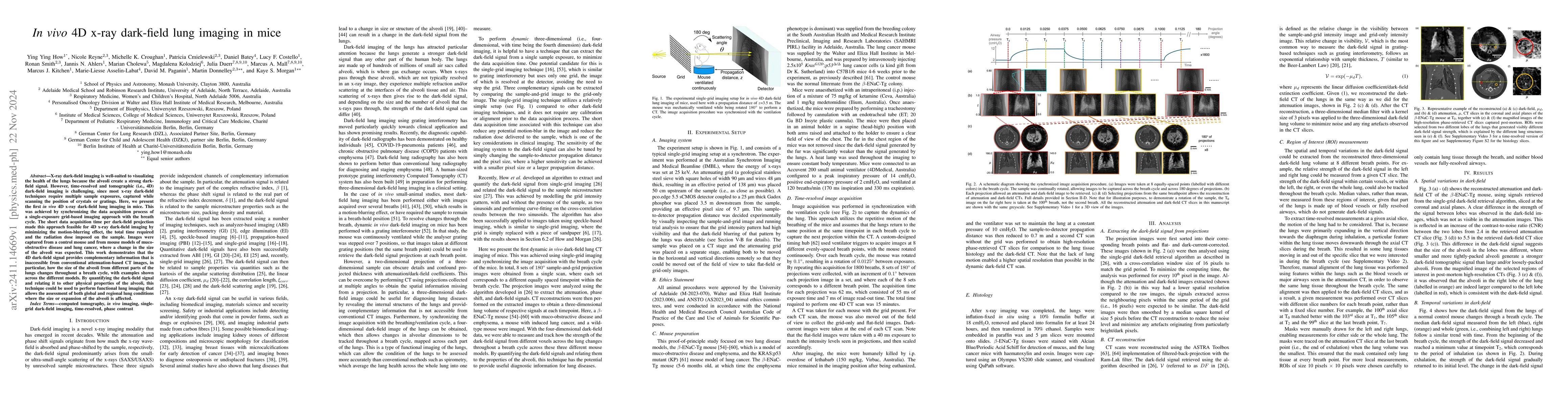 Thumbnail for In vivo 4D x-ray dark-field lung imaging in mice