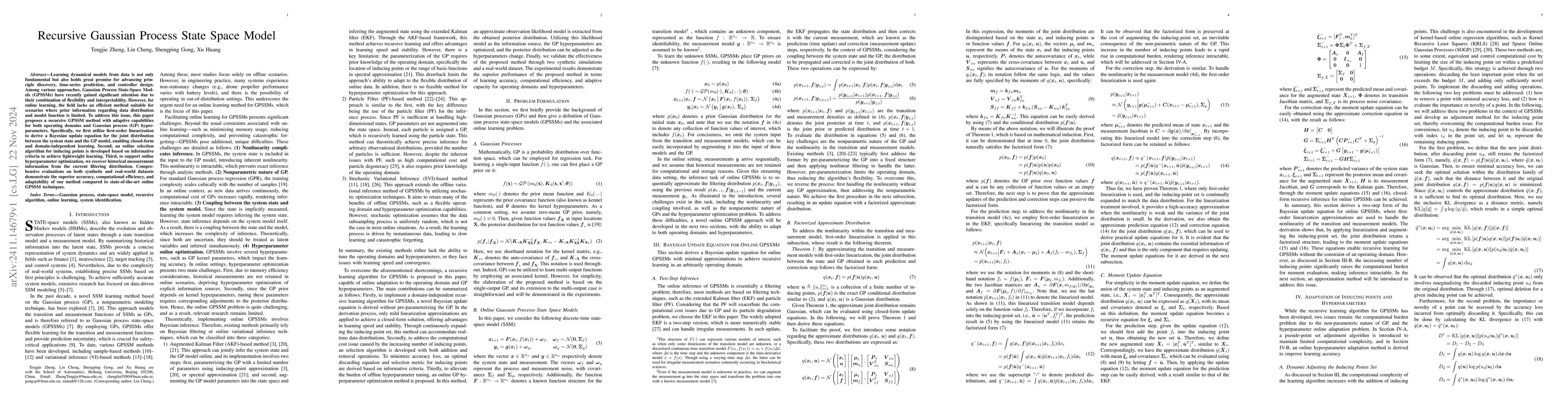 Thumbnail for Recursive Gaussian Process State Space Model