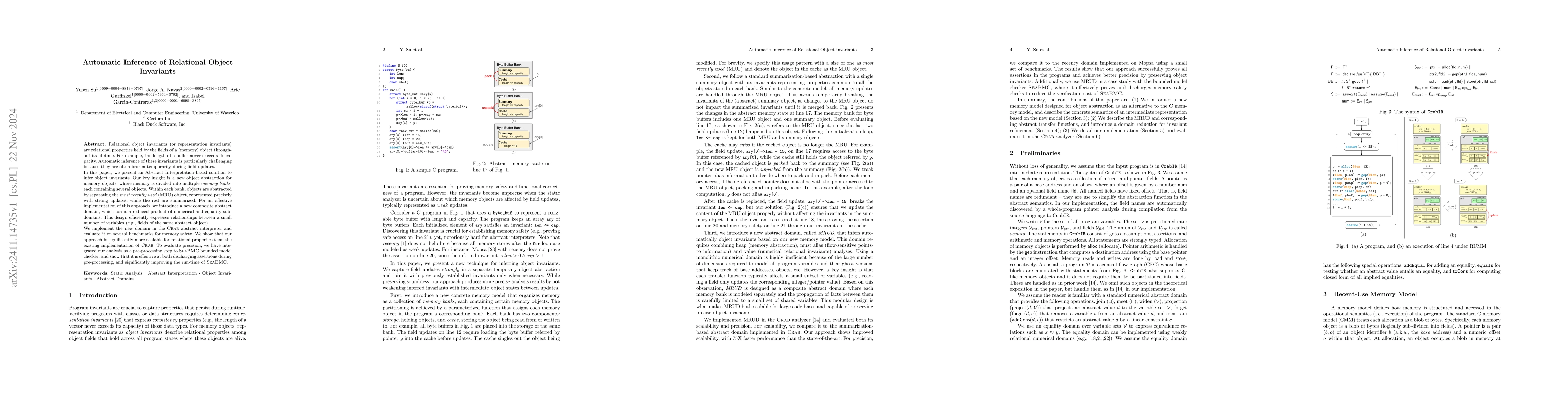 Thumbnail for Automatic Inference of Relational Object Invariants