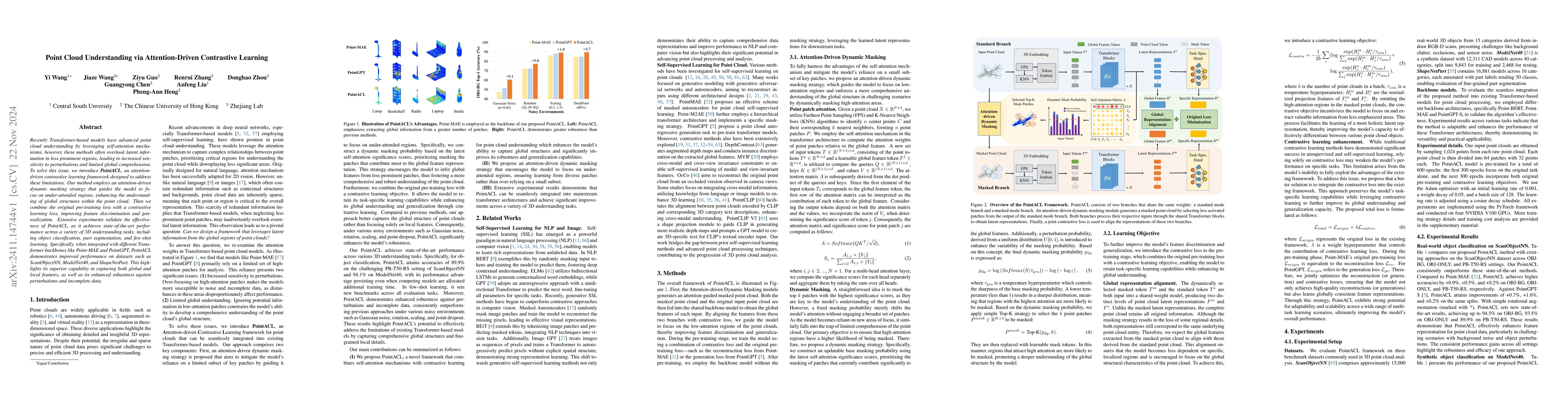 Thumbnail for Point Cloud Understanding via Attention-Driven Contrastive Learning