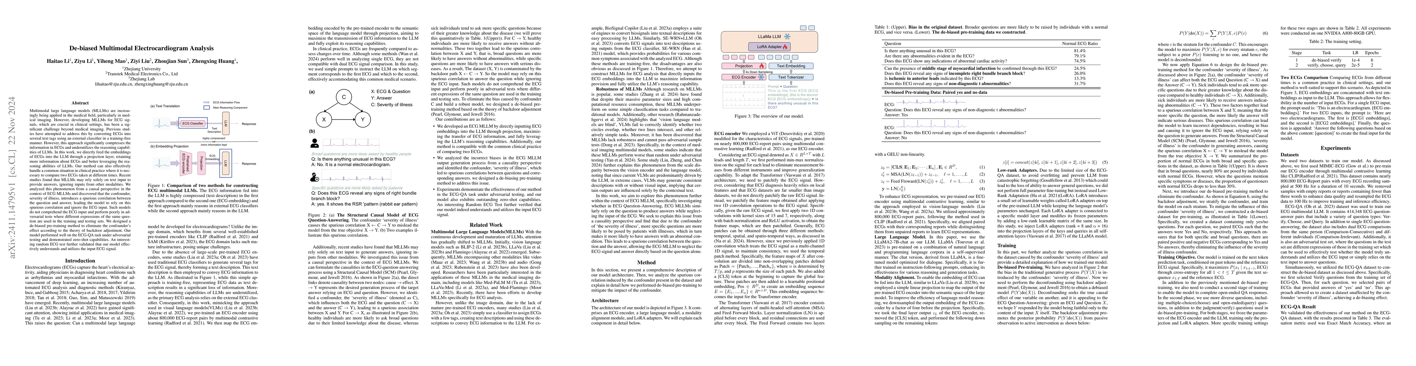 Thumbnail for De-biased Multimodal Electrocardiogram Analysis