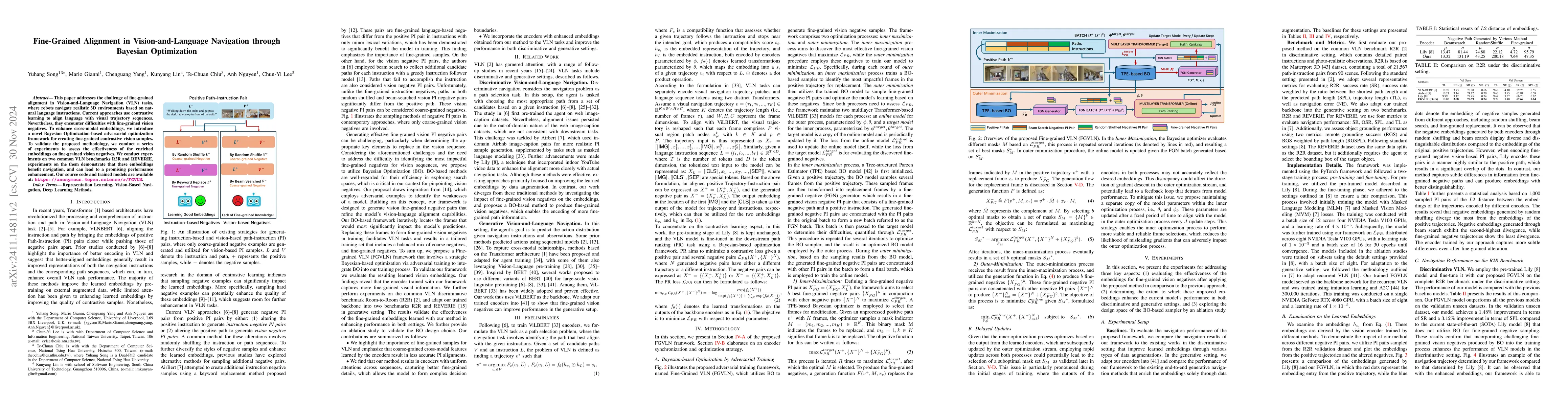 Thumbnail for Fine-Grained Alignment in Vision-and-Language Navigation through
  Bayesian Optimization