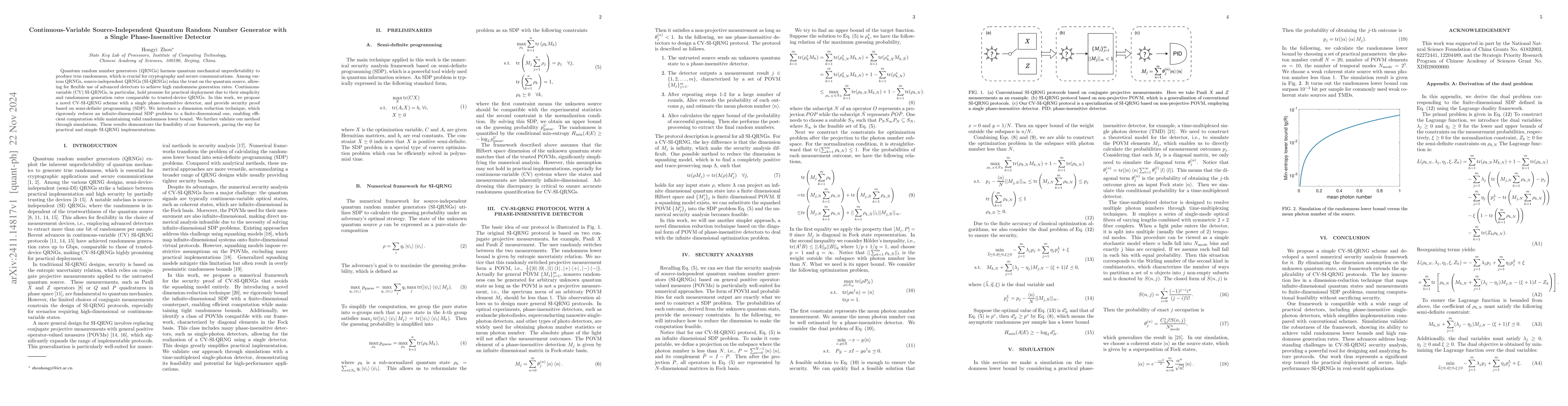 Thumbnail for Continuous-Variable Source-Independent Quantum Random Number Generator
  with a Single Phase-Insensitive Detector