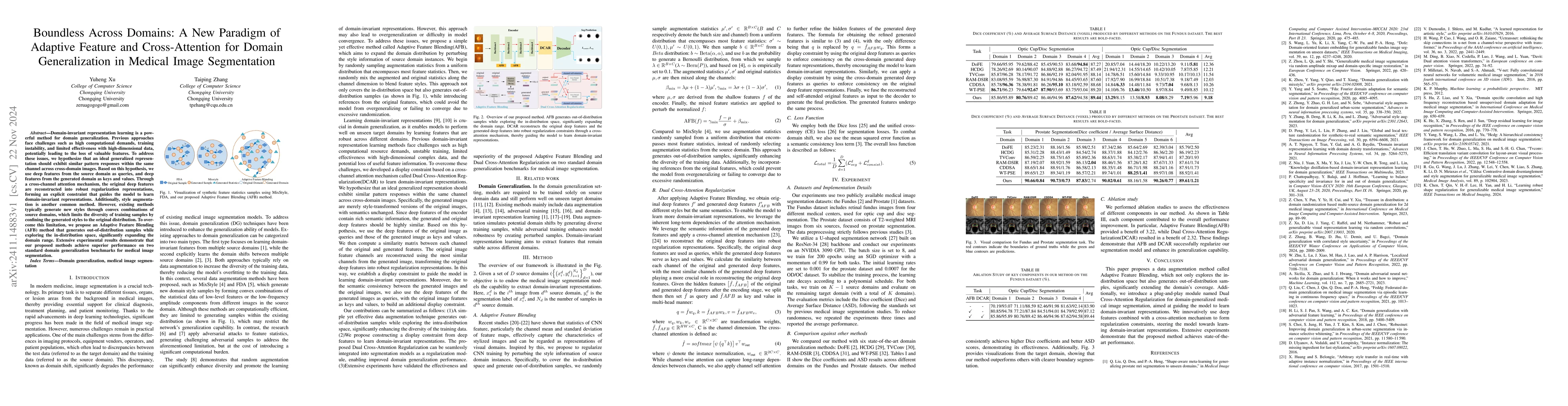 Thumbnail for Boundless Across Domains: A New Paradigm of Adaptive Feature and
  Cross-Attention for Domain Generalization in Medical Image Segmentation