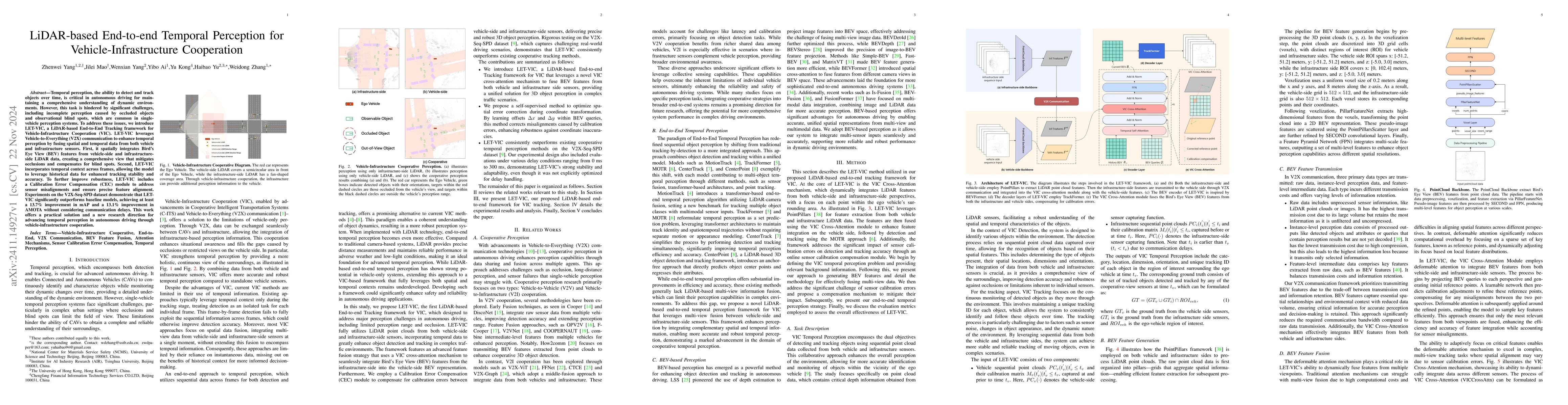 Thumbnail for LiDAR-based End-to-end Temporal Perception for Vehicle-Infrastructure
  Cooperation