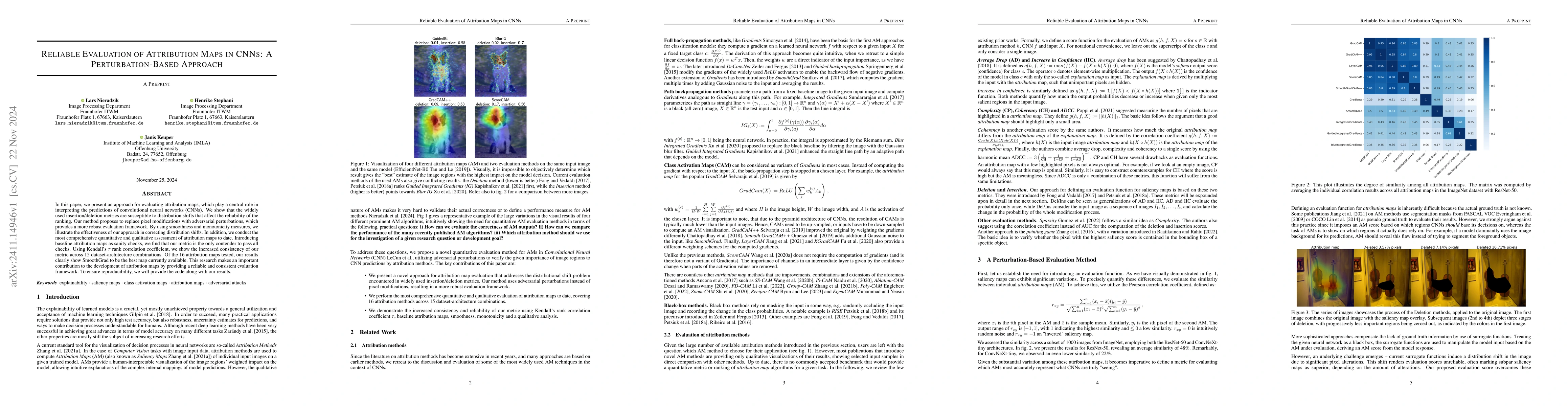 Thumbnail for Reliable Evaluation of Attribution Maps in CNNs: A Perturbation-Based
  Approach