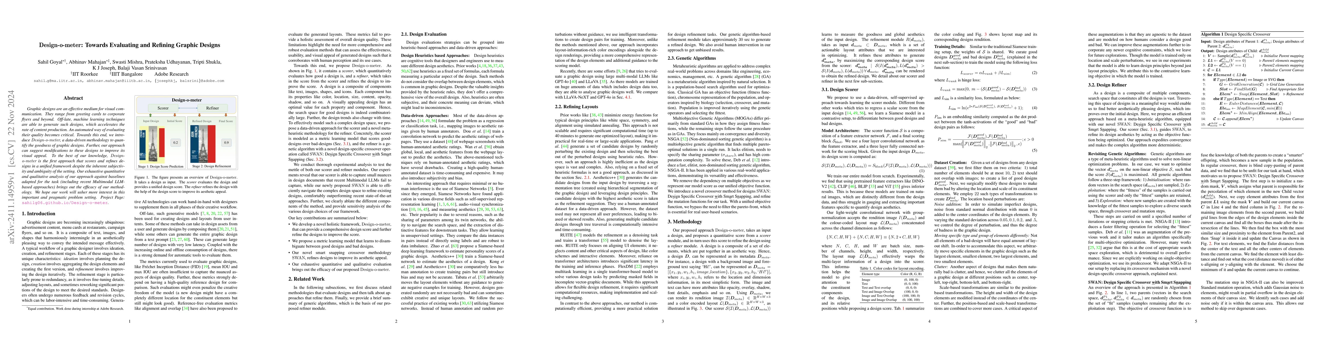 Thumbnail for Design-o-meter: Towards Evaluating and Refining Graphic Designs