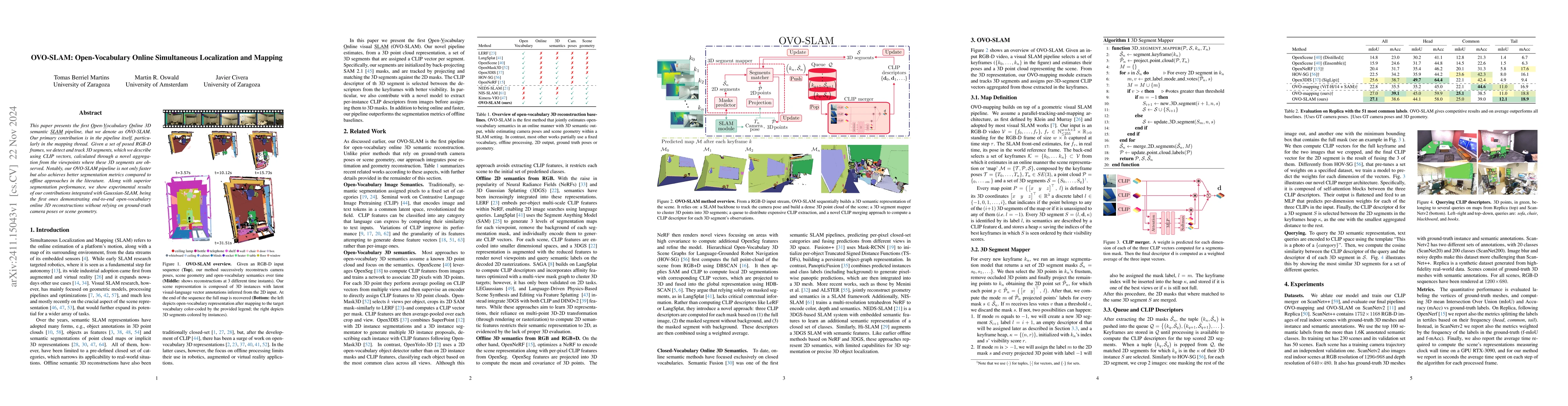 Thumbnail for OVO-SLAM: Open-Vocabulary Online Simultaneous Localization and Mapping