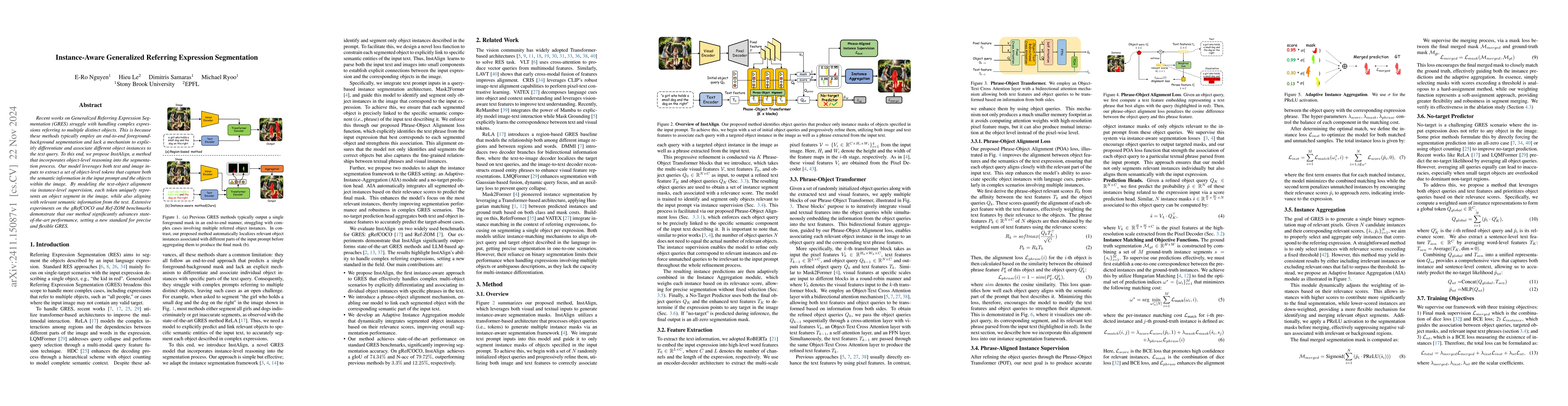 Thumbnail for Instance-Aware Generalized Referring Expression Segmentation