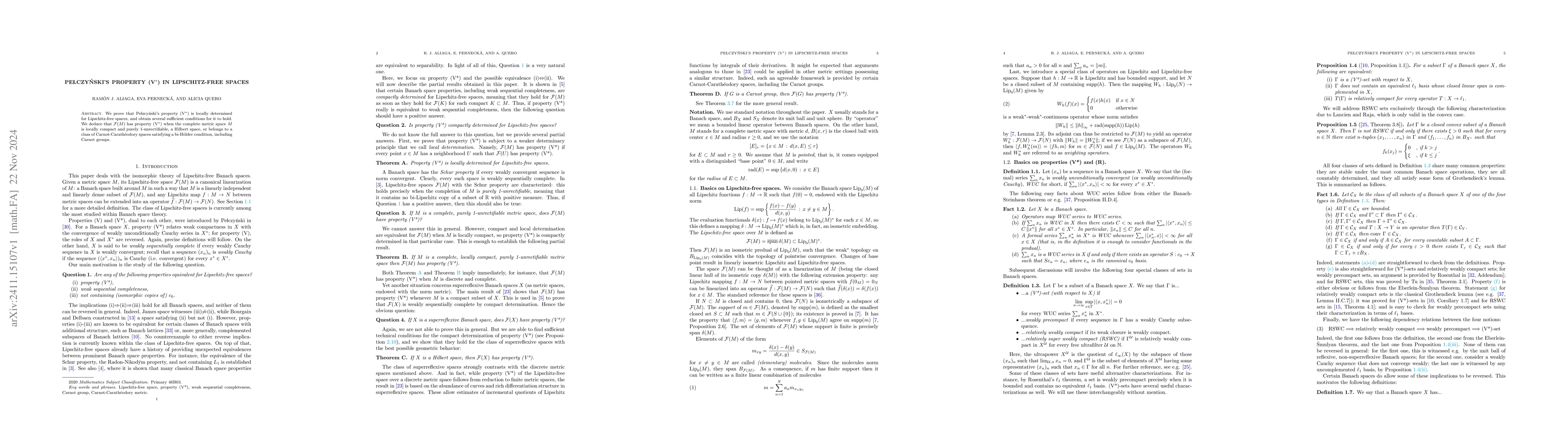 Thumbnail for Pełczyński's property (V$^*$) in Lipschitz-free spaces