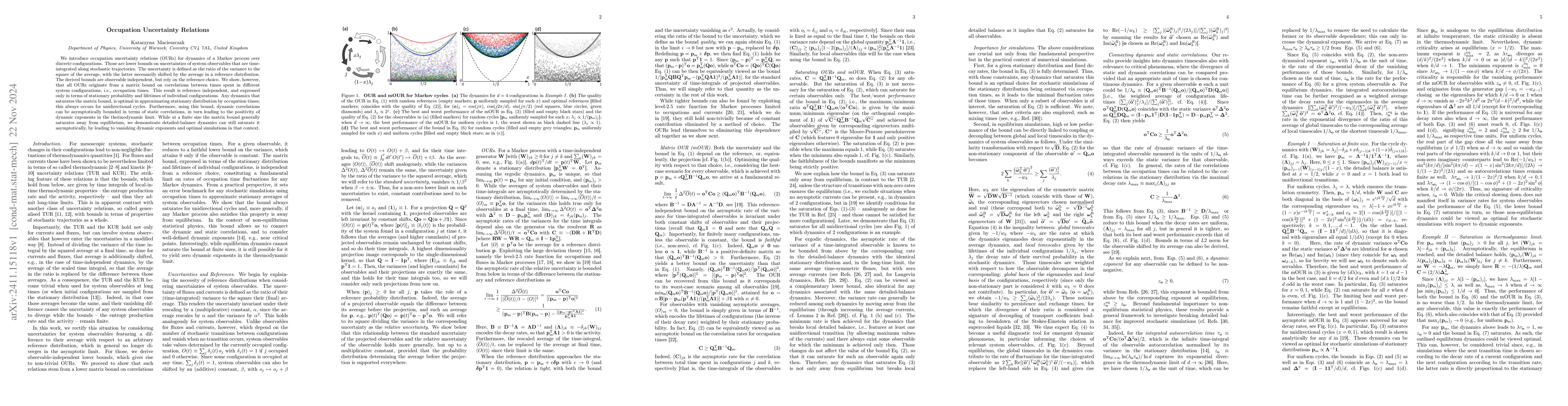 Thumbnail for Occupation Uncertainty Relations