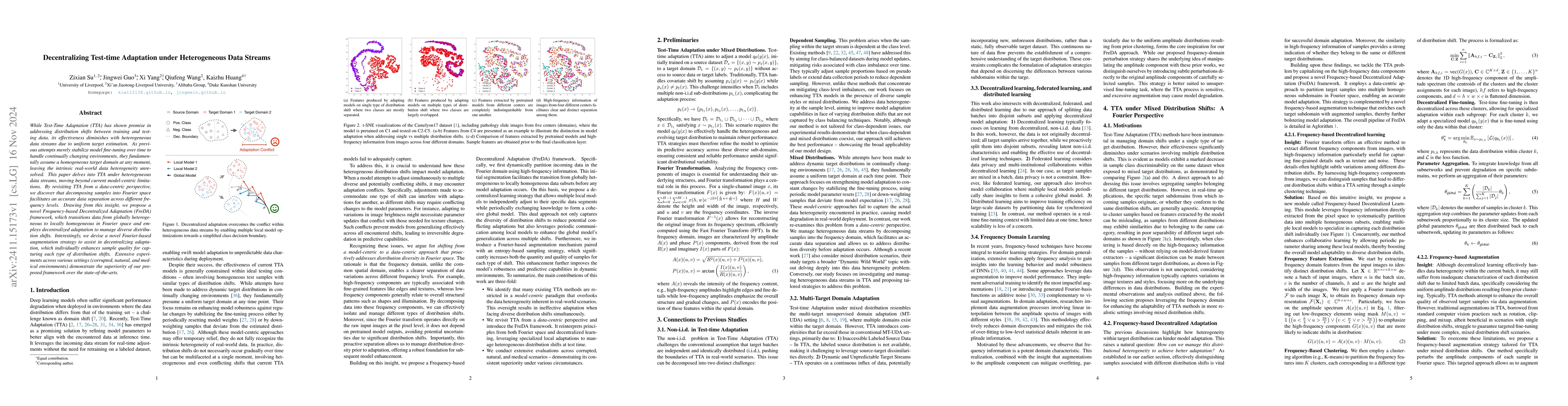 Thumbnail for Decentralizing Test-time Adaptation under Heterogeneous Data Streams