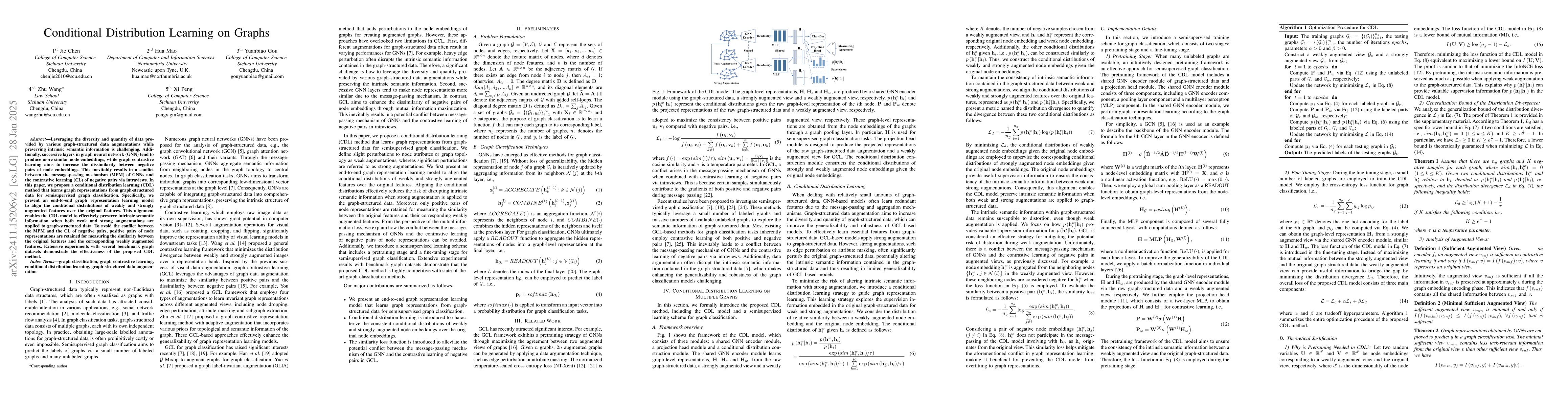 Thumbnail for Self-Supervised Conditional Distribution Learning on Graphs