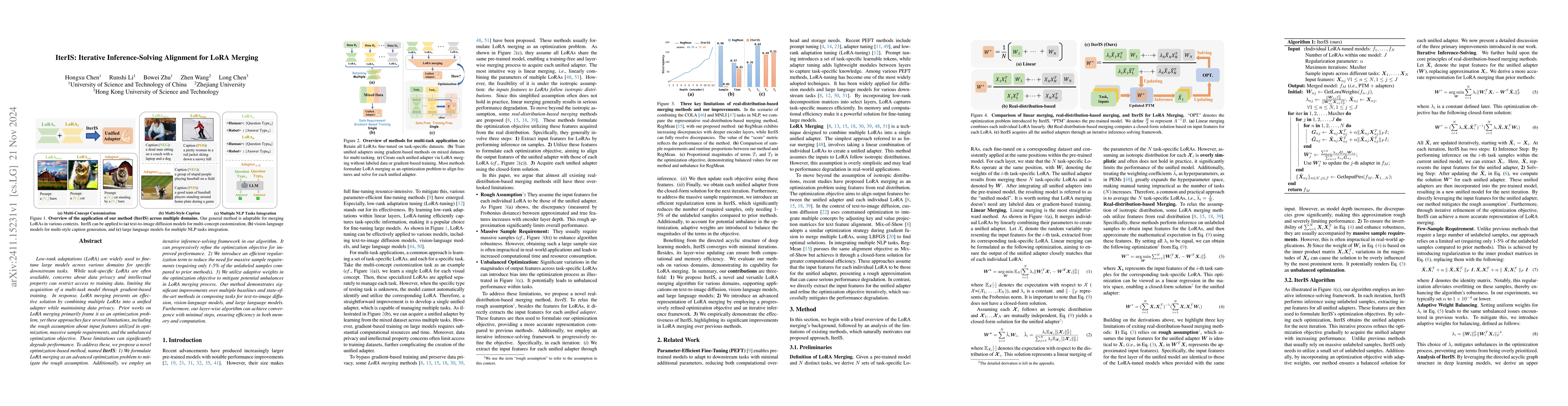 Thumbnail for IterIS: Iterative Inference-Solving Alignment for LoRA Merging
