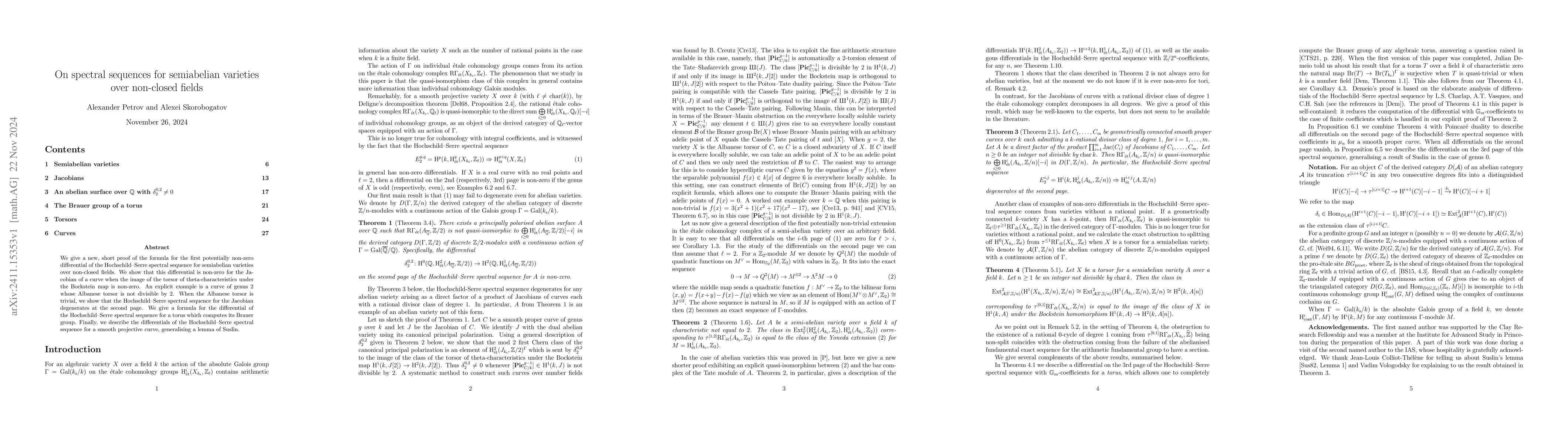 Thumbnail for On spectral sequences for semiabelian varieties over non-closed fields