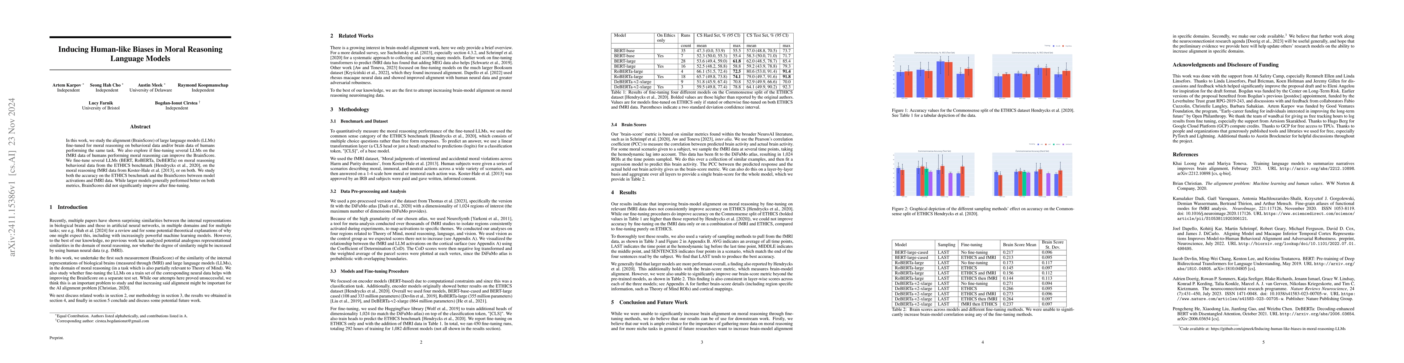 Thumbnail for Inducing Human-like Biases in Moral Reasoning Language Models