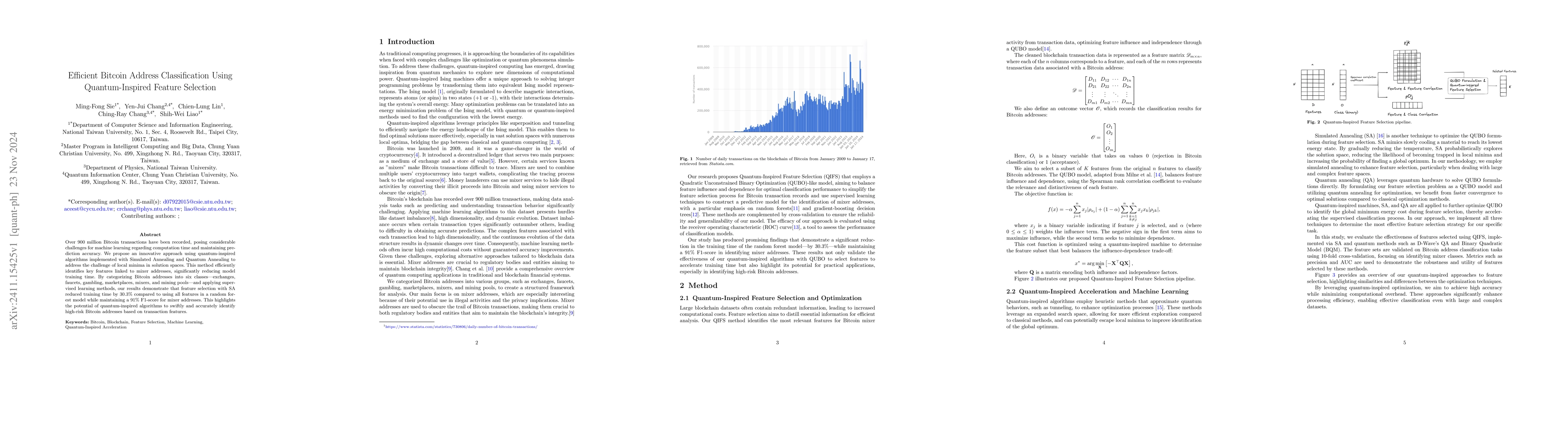 Thumbnail for Efficient Bitcoin Address Classification Using Quantum-Inspired Feature
  Selection