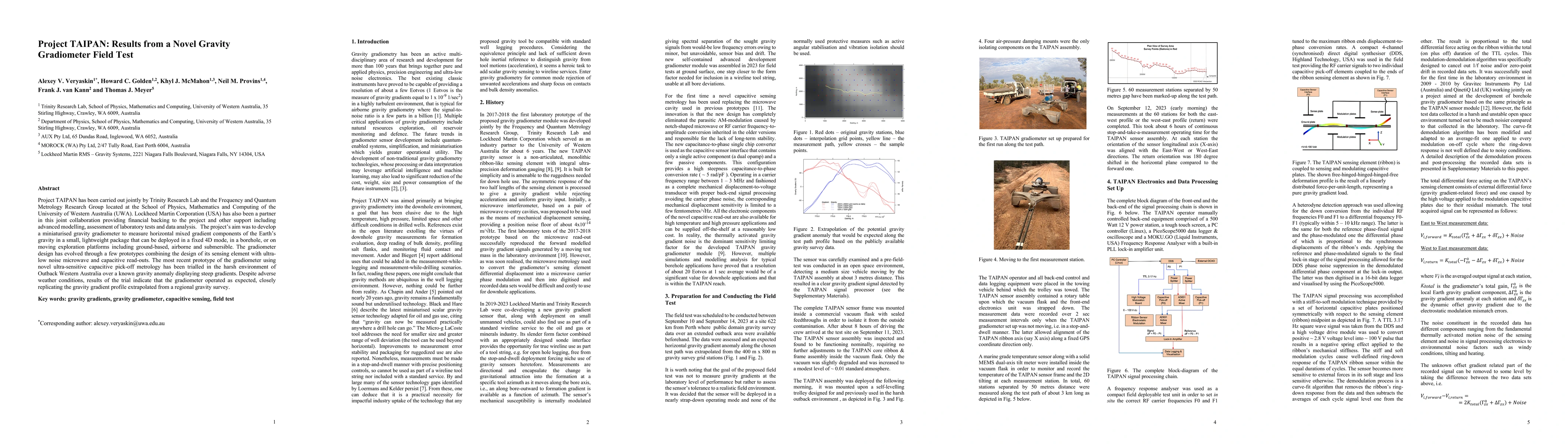 Thumbnail for Project TAIPAN: Results from a Novel Gravity Gradiometer Field Test