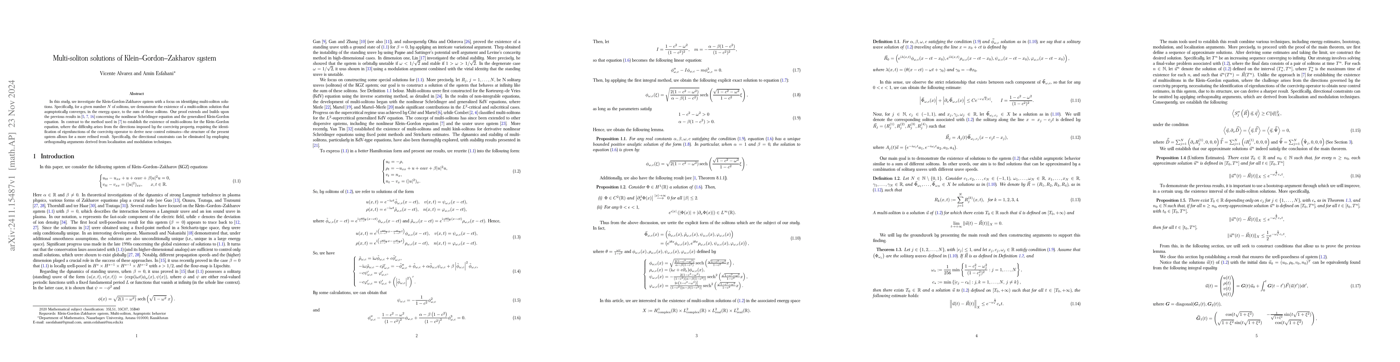 Thumbnail for Multi-soliton solutions of Klein-Gordon-Zakharov system
