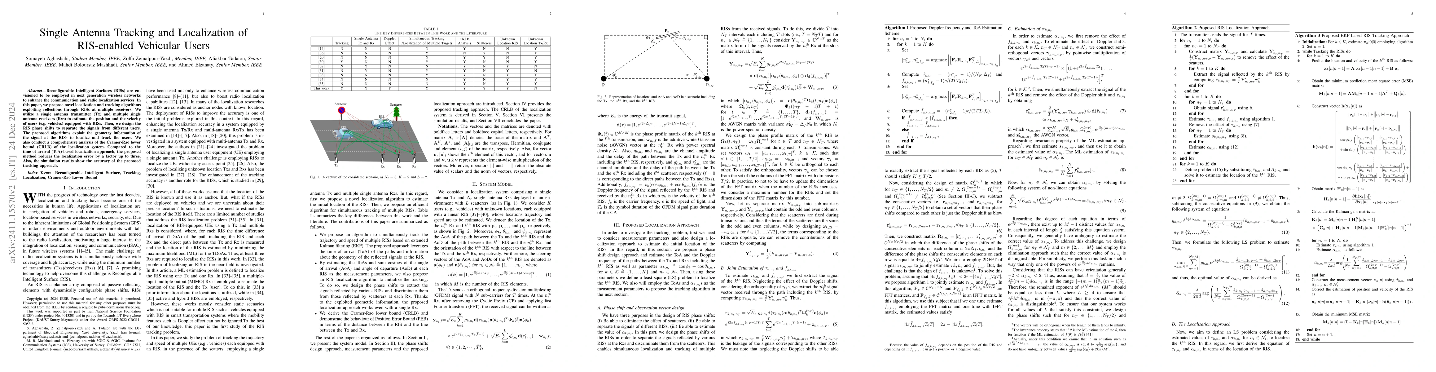 Thumbnail for Single Antenna Tracking and Localization of RIS-enabled Vehicular Users
