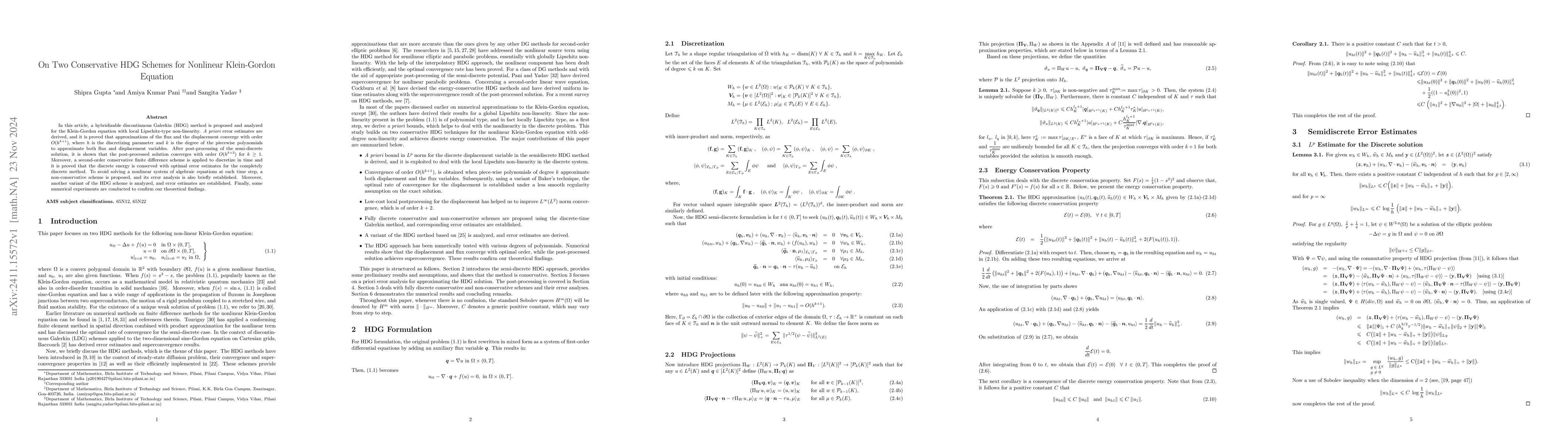 Thumbnail for On Two Conservative HDG Schemes for Nonlinear Klein-Gordon Equation