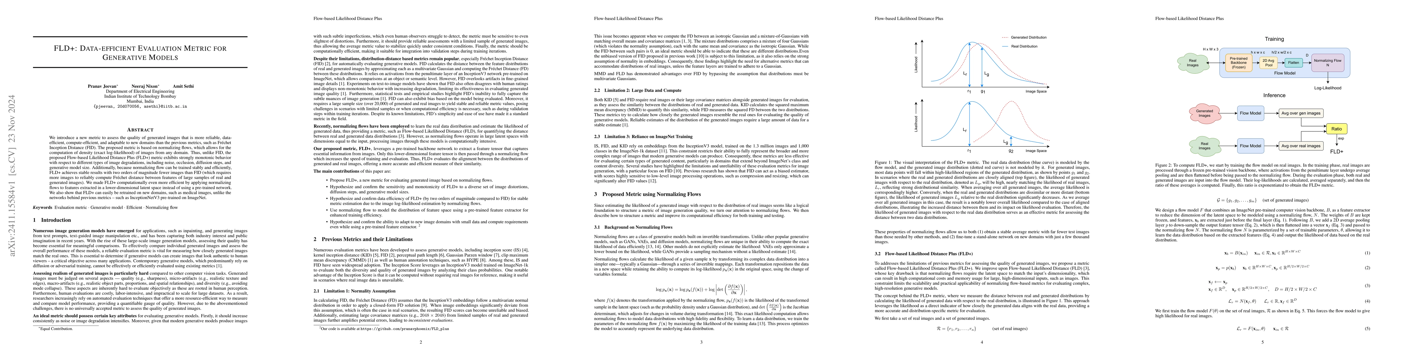 Thumbnail for FLD+: Data-efficient Evaluation Metric for Generative Models