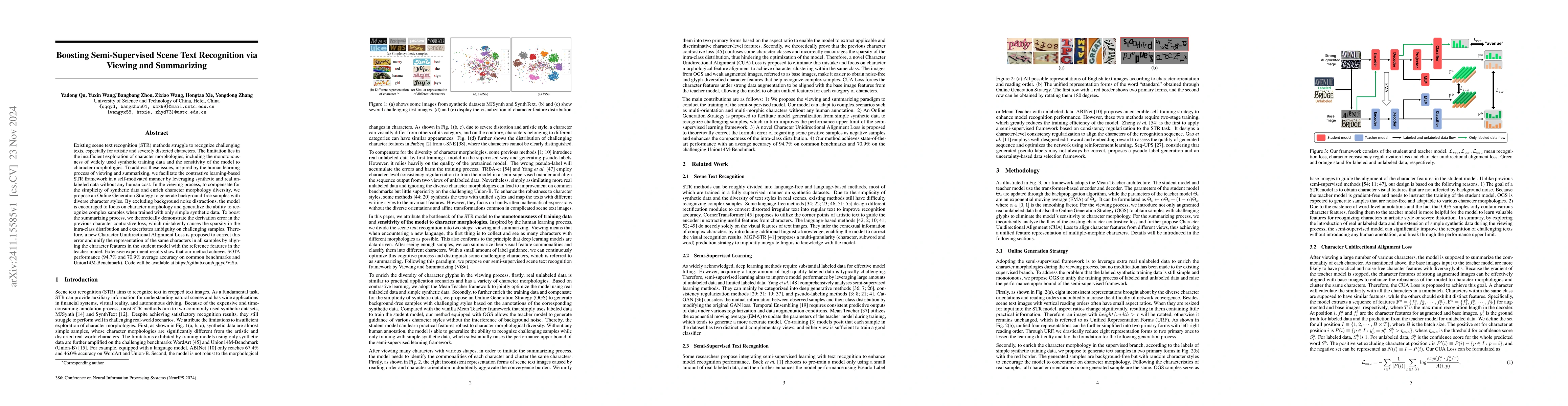 Thumbnail for Boosting Semi-Supervised Scene Text Recognition via Viewing and
  Summarizing