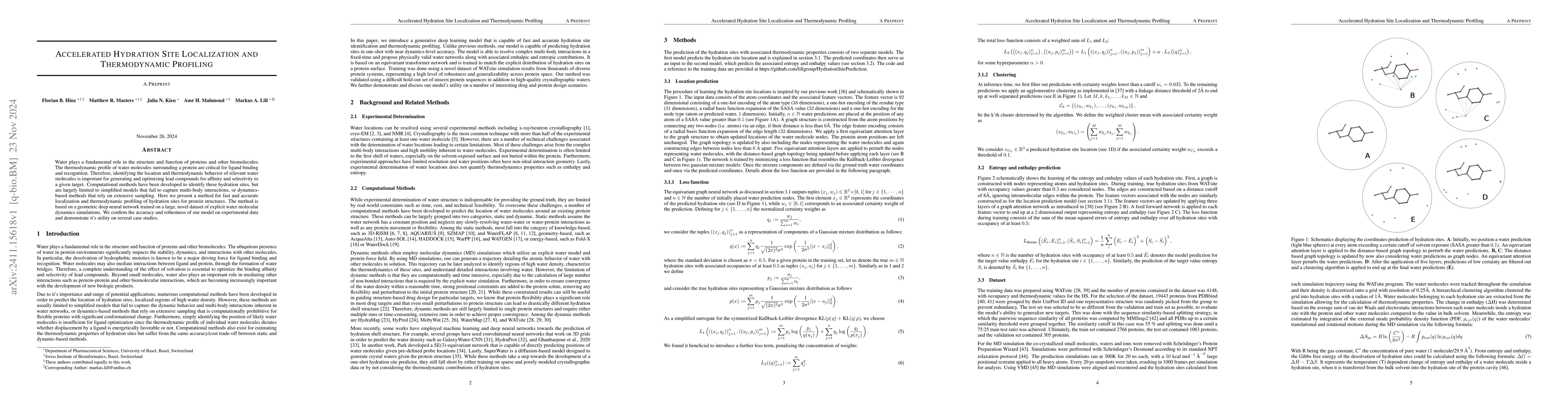 Thumbnail for Accelerated Hydration Site Localization and Thermodynamic Profiling