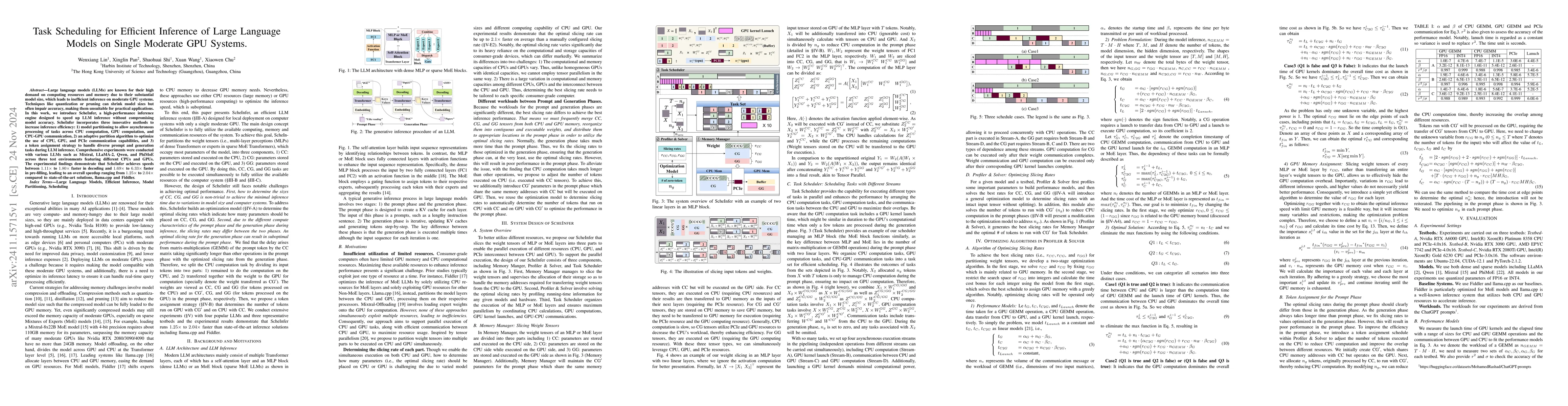 Thumbnail for Task Scheduling for Efficient Inference of Large Language Models on
  Single Moderate GPU Systems
