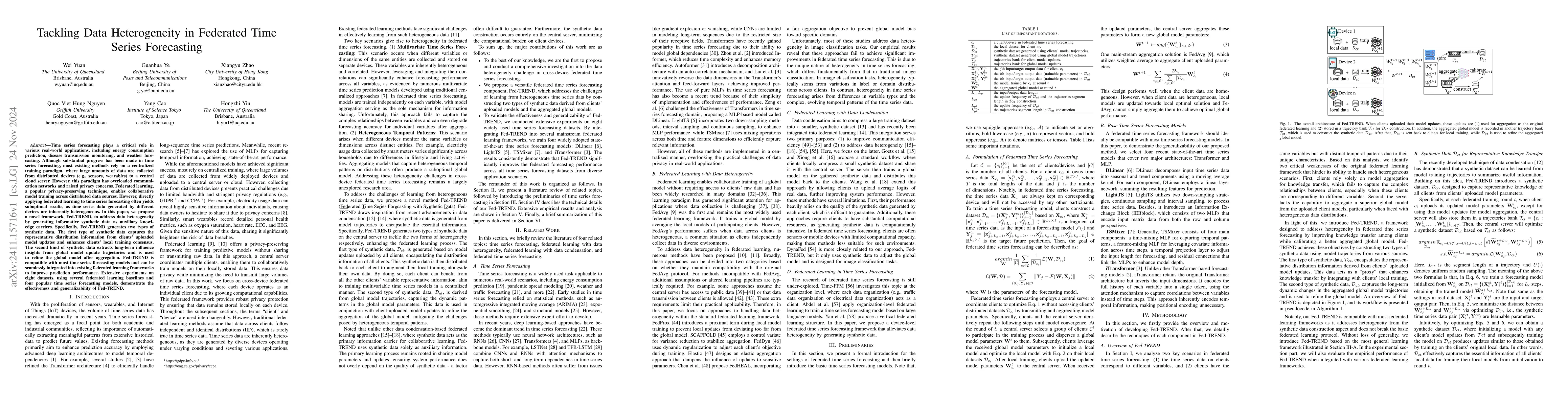 Thumbnail for Tackling Data Heterogeneity in Federated Time Series Forecasting