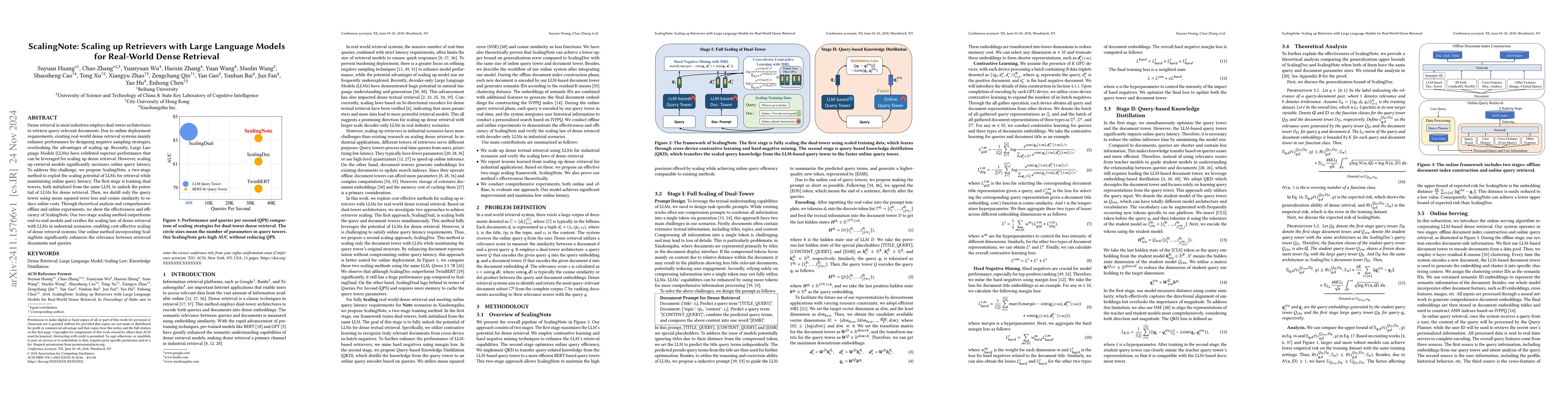 Thumbnail for ScalingNote: Scaling up Retrievers with Large Language Models for
  Real-World Dense Retrieval